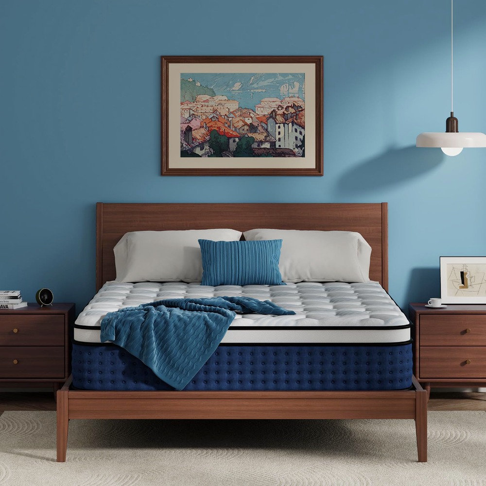 Memory Foam Mattress In A Box Queen - Queen Mattress, 12 Inch Hybrid Queen