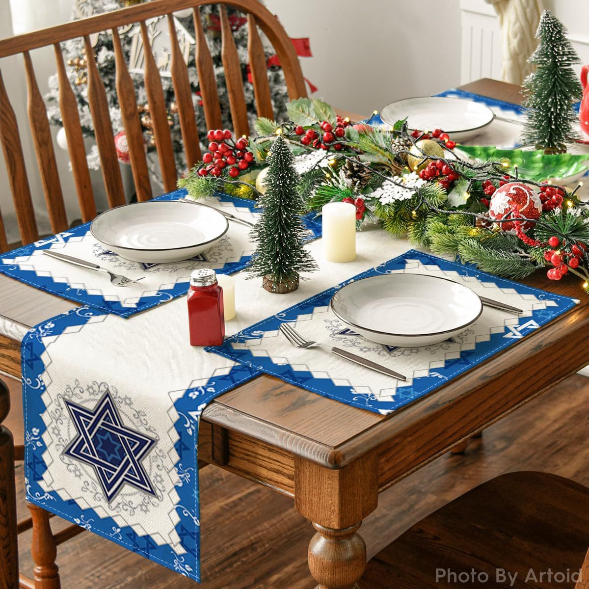 8Pcs Jewish Holiday Placemat S - đánh giá và giá Chairs