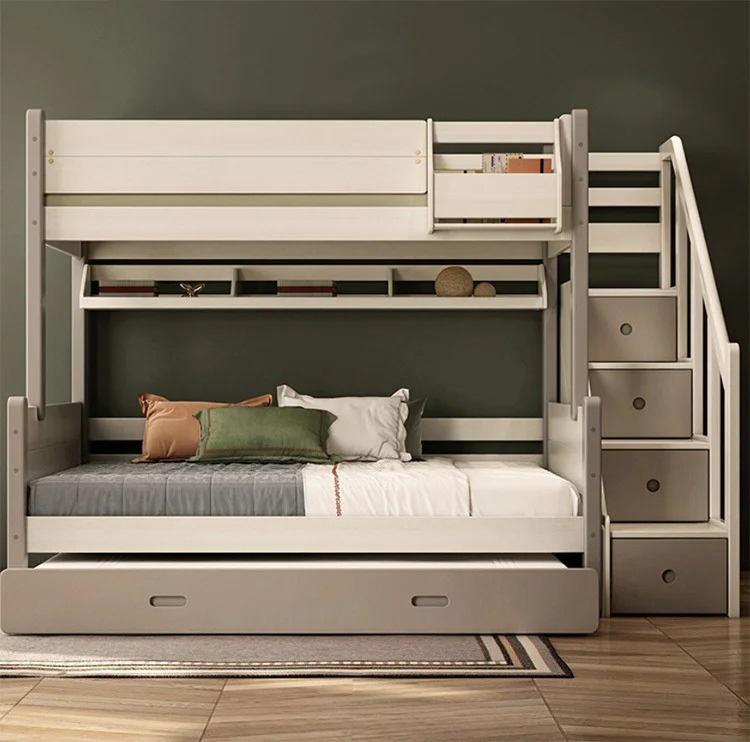 Children's Bed with Slide Soli - đánh giá và giá Bunk Bed With Stairs And Slide