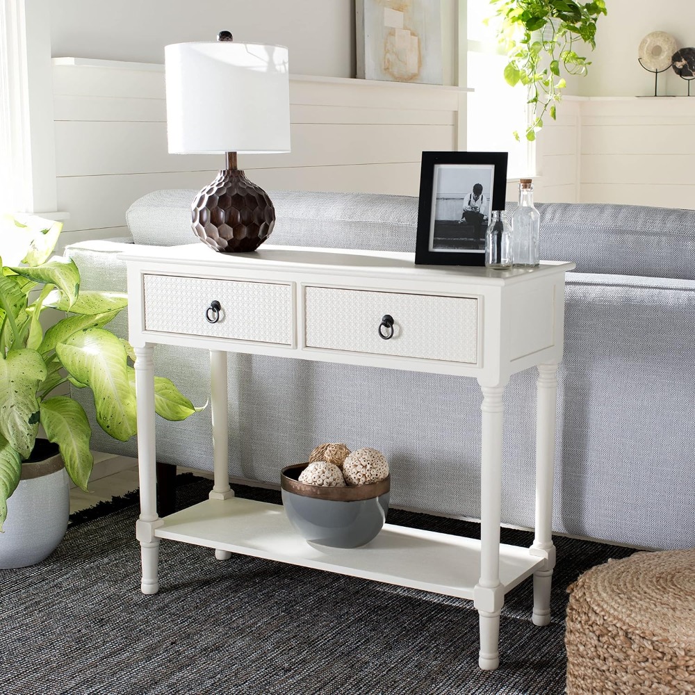 Haines White Console Table wit - đánh giá và giá Tables
