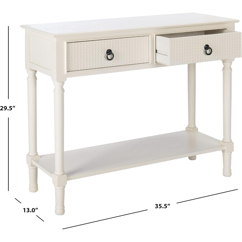 Haines White Console Table wit - đánh giá và giá Tables