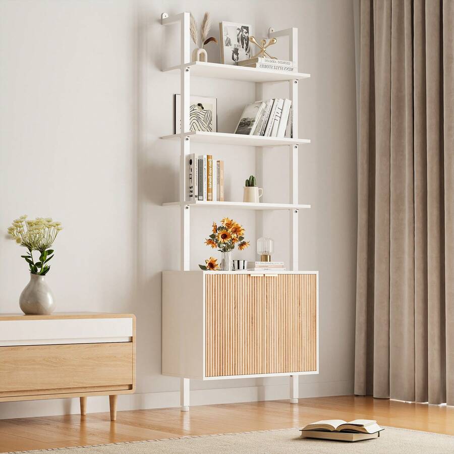Chic Modern Ladder Bookcase Wi - đánh giá và giá Storage