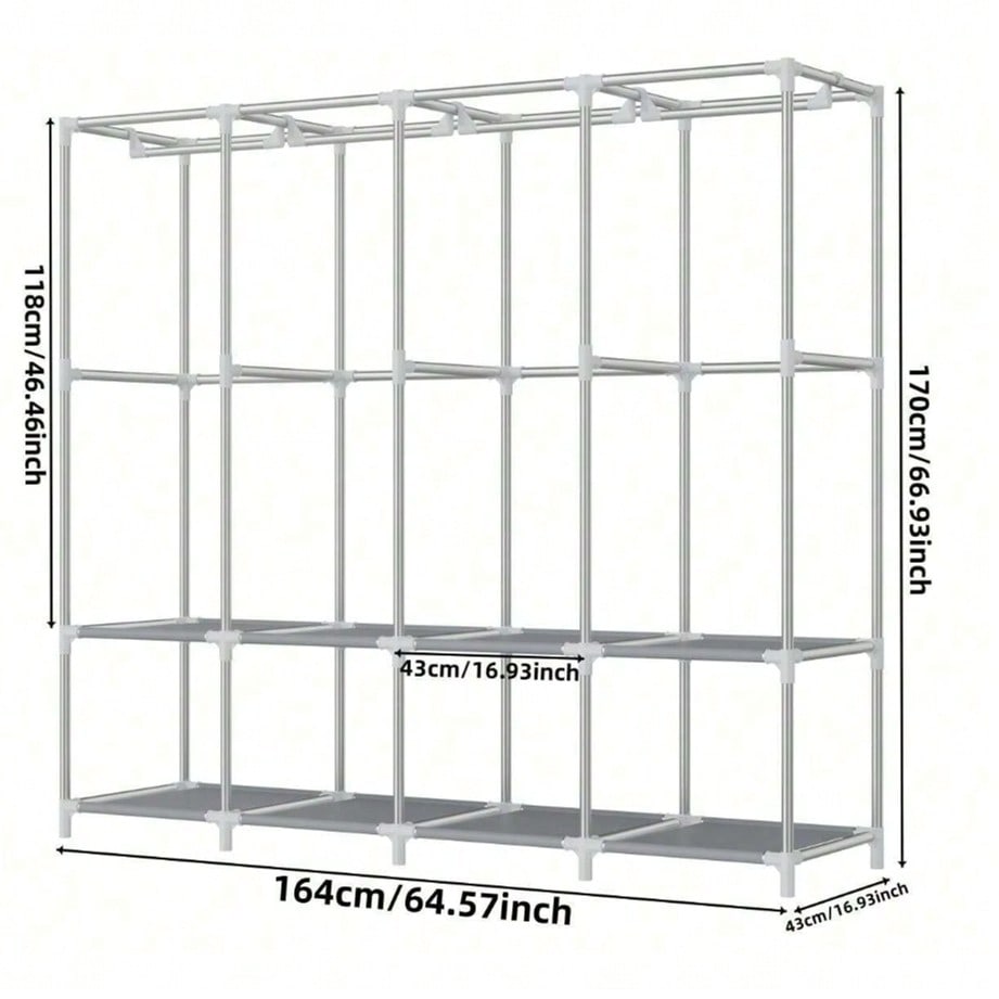 Large Portable Closet Wardrobe - đánh giá và giá Wardrobe Closet Portable Fabric Cover