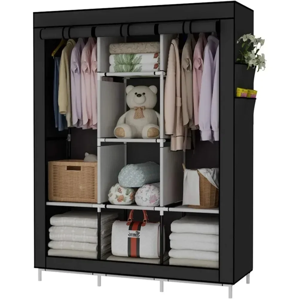 &Portable Wardrobe Closet Clot - đánh giá và giá Wardrobe Closet Portable Fabric Cover